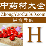 中药拼音索引:H